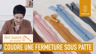 TUTO  Comment coudre une fermeture éclair sous patte   Annie Coton [upl. by Eleph]