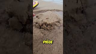 Il a Découvert un PIEGE sur la PLAGE shorts viral [upl. by Flss]