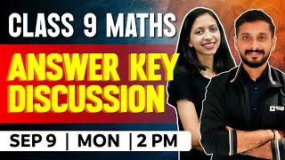 Class 9 Maths  Onam Exam Answer Key Discussion  Exam Winner Class 9 [upl. by Oiled]