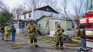 Easter Sunday Structure Fire in Mahwah NJ [upl. by Acalia]