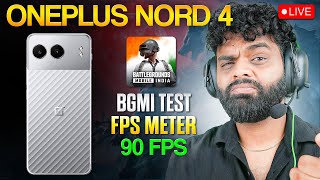 Testing BGMI in OnePlus Nord 4 with FPS Meter  Gaming Pathshala [upl. by Rodmann]