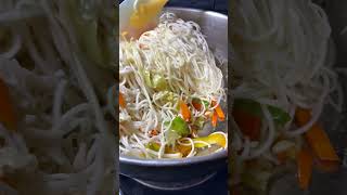 STREET STYLE EGG NOODLES AT HOMEshorts short asmr noodles food cooking [upl. by Cutty552]