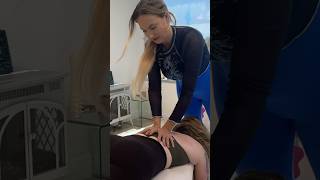 DRAGON Back Cracks chiropractic asmr shorts [upl. by Ytsur]