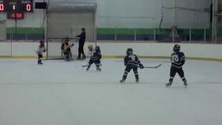 3 on 3 Hockey  5 year old hockey player highlights [upl. by Merta]