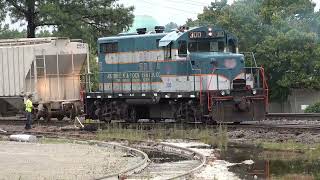 Railfanning The Aberdeen amp Rockfish In Aberdeen NC 9172024 [upl. by Irtimd400]