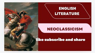 NEOCLASSICISM PERIOD EP20 MENTOR FAIZA SHAIKH [upl. by Dyol]