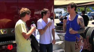 The Devil Wears Prada Interview 1 at Warped Tour 09  BVTV Music [upl. by Yirinec]