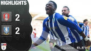 Rotherham United 2 Sheffield Wednesday 2  Extended highlights  201819 [upl. by Eninaej]