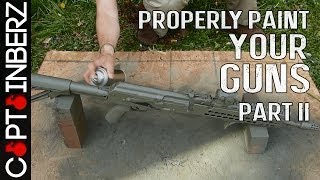 Properly Camo Painting a GunRifle Part II [upl. by Nosremaj]