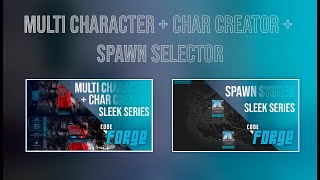 NEW MultiCharacter  CharCreator  Spawn compatible with Illenium  FiveM Script ESXQBQBOX [upl. by Darreg]