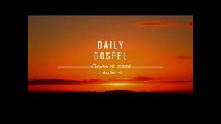 Daily Gospel  October 18 2024 Luke 1019 [upl. by Clio493]