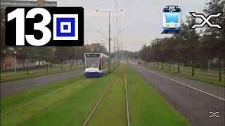 🚊 GVB Amsterdam Tramlijn 13 Cabinerit Centraal Station  Geuzenveld Drivers view POV [upl. by Geraud]