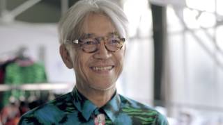 KENZO amp HampM BTS Interview with Ryuichi Sakamoto [upl. by Ib]