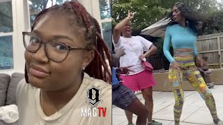 Momma Dee Works The Dancefloor amp Granddaughter Emanis Nerves At Scrappys BBQ 💃🏾 [upl. by Hctim]