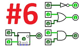 6  Eletronica Digital  Registradores e Buffers [upl. by Arraic]