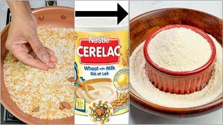 Homemade Cerelac for 6  12 Month Babies  Super Healthy Baby Food for 6 Month old [upl. by Orpah]