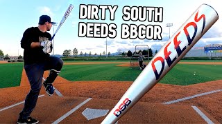 Hitting with the Dirty South Deeds  BBCOR Baseball Bat Review [upl. by Olram]