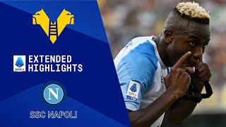 Hellas Verona vs Napoli Extended Highlights  Serie A  CBS Sports Golazo [upl. by Aititel]