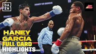 DEVIN HANEY VS RYAN GARCIA FULL CARD HIGHLIGHTS [upl. by Annavahs]