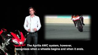 APRC Aprilia  AWC system  Aprilia Wheelie Control [upl. by Edwina]