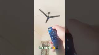 New Remote Control Fan 2024🙂📱👆 new electronic treding 1million top [upl. by Frasch471]