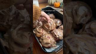 Cinnamon rolls 😍 recipe baking cinnamoroll [upl. by Peti581]