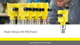 How to set up a VEGAPULS radar sensor with PACTware  Tutorial [upl. by Azalea]