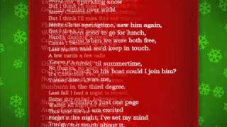 Waitresses Christmas Wrapping FULL VERSION  Lyrics [upl. by Solegnave]