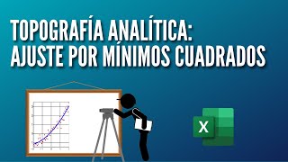 TOPOGRAFÍA ANALÍTICA AJUSTE POR MÍNIMOS CUADRADOS [upl. by Zullo345]