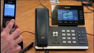 Transferring a Call  Yealink W60PW56H Cordless Phone [upl. by Karina843]