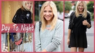 Day To Night Makeup  Outfit I Vom Alltagslook zum Partystyle Drogerieprodukte [upl. by Poppo]