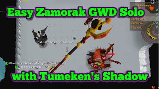 Easy Solo Zamorak GWD Guide with Tumekens Shadow and Freezes [upl. by Grazia]