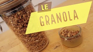 GRANOLA MAISON  super simple rapide et SAIN [upl. by Hild671]