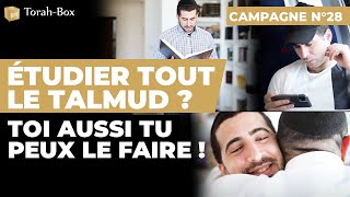 Campagne de sensibilisation n°28  Étudier tout le Talmud toi aussi tu peux le faire [upl. by Ellsworth]