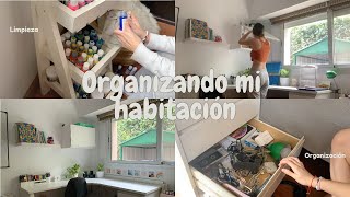 ORDENANDO mi HABITACIÓN  limpieza organización y cambios [upl. by Macnamara]