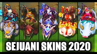 All Sejuani Skins Spotlight 2020 League of Legends [upl. by Earazed]