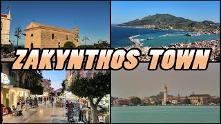 ZAKYNTHOS TOWN  Greece 4k [upl. by Ellatsyrc968]