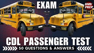 Passenger Endorsement CDL Test Pass Your Exam on the First Try [upl. by Melburn]