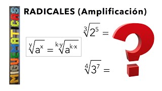 Radicales Radicales equivalentes usando Amplificación [upl. by Aneis625]