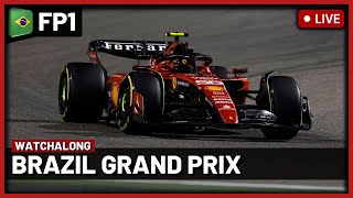 F1 Live  Brazil GP Free Practice 1 Watchalong  Live timings  Commentary [upl. by Naivad670]