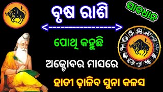 Brush Rasi October 2024 RasifalaTaurus October 2024 predictionବୃଷ ରାଶି ଅକ୍ଟୋବର ରାଶିଫଳ ୨୦୨୪ [upl. by Banebrudge348]