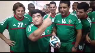 Diego Maradona en Marruecos [upl. by Holly]