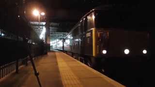 87002 on 1M16 Caledonian Sleeper  160415 [upl. by Oznerol575]