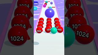 🔴 Ball Run 2048 mobile Gameplay 🔴 Android gemplay level 5 Ball run shorts [upl. by Maclean]