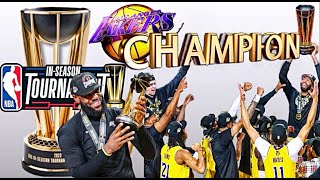 Lakers Are Champions Of The In Season Tournament [upl. by Avery]