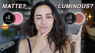 which elf putty blush should you get FULL COMPARISON  Michelle Bali [upl. by Meenen78]