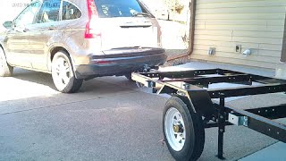 How to assemble an Ironton Utility Trailer from Northern Tool [upl. by Yeldahc]