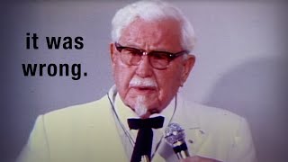 KFCs Colonel Sanders confesses sin in rare interview [upl. by Concha]