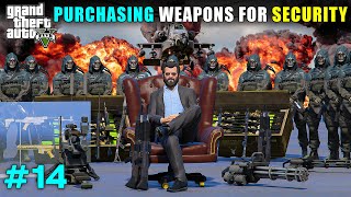 MICHAEL PURCHASES POWERFUL WEAPONS FOR SECURITY  GTA V GAMEPLAY [upl. by Ahsinnor476]