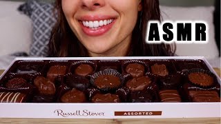 ASMR Eating An Entire Box of Valentines Chocolates NO TALKING [upl. by Nylannej]